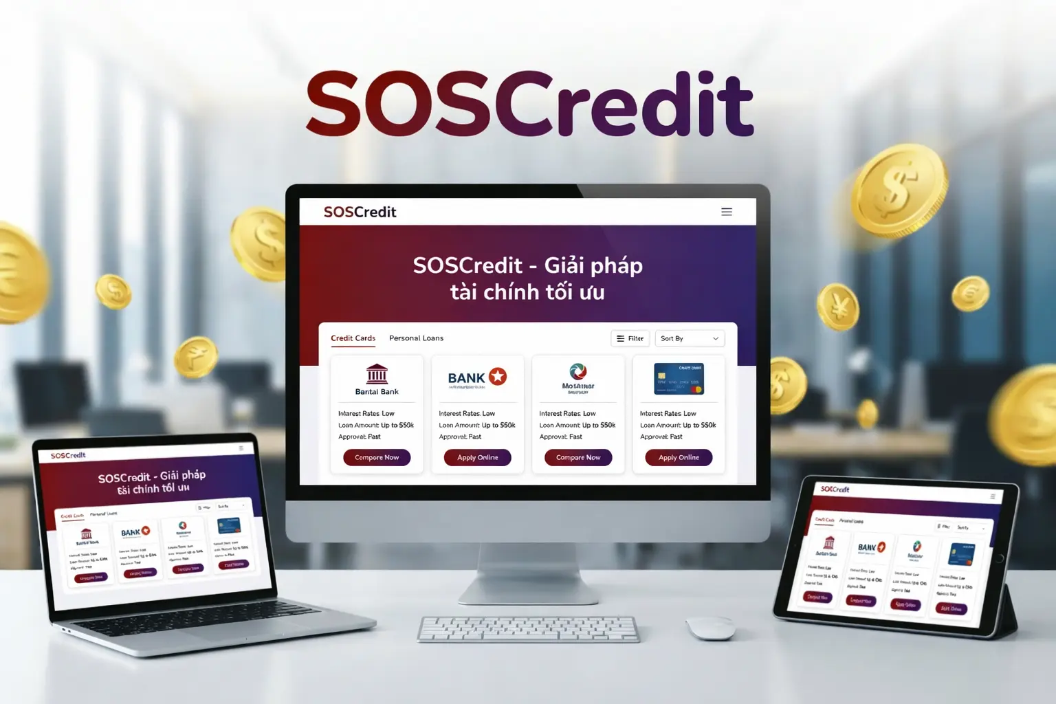 Hướng dẫn vay tiền online an toàn, tránh bẫy tín dụng đen cùng SOSCredit